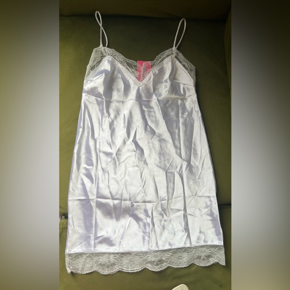 Century Lacey Satin Mini Dress